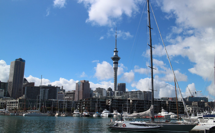 Auckland vom Hafen aus