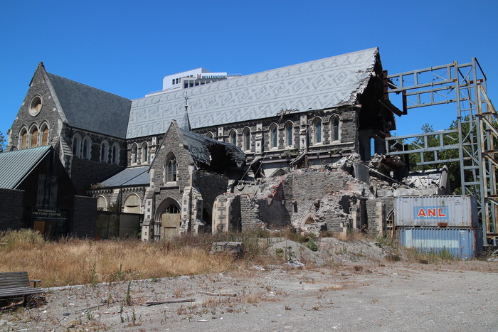 Kathedrale von Christchurch Januar 2015