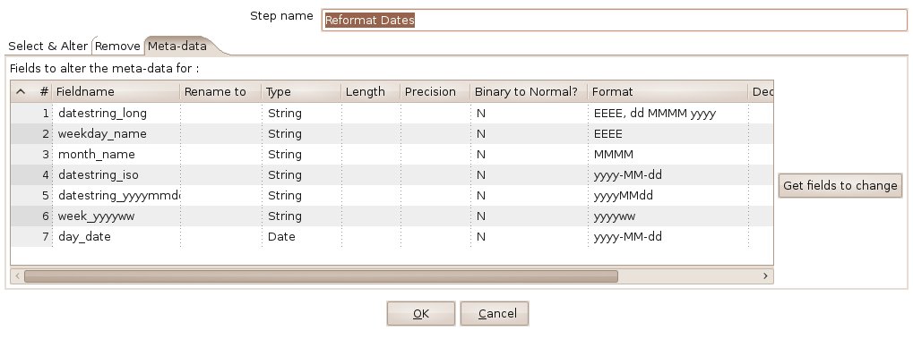 07 HowTo Create a Datedimension in PDI
