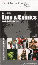 Eintrittskarte zu Kino und Comics